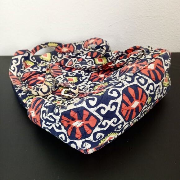 Vera Bradley Backpack HTF Sun Valley Large Zip Travel Pockets Adjustable Strap - Picture 5 of 12